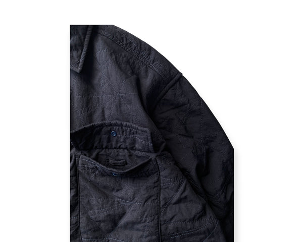 【PAPERSKY WEAR|ペーパースカイウェア】P-QUILT SHIRT/P-キルトシャツ(NAVY)