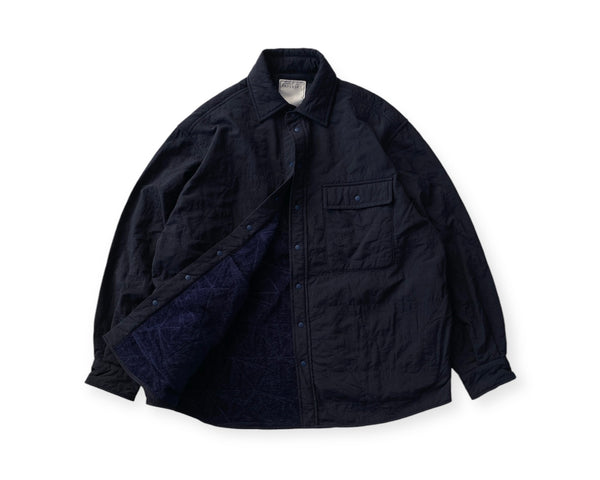 【PAPERSKY WEAR|ペーパースカイウェア】P-QUILT SHIRT/P-キルトシャツ(NAVY)
