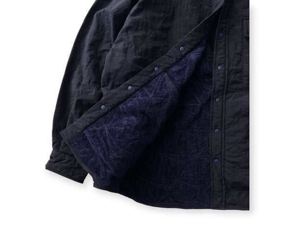 【PAPERSKY WEAR|ペーパースカイウェア】P-QUILT SHIRT/P-キルトシャツ(NAVY)