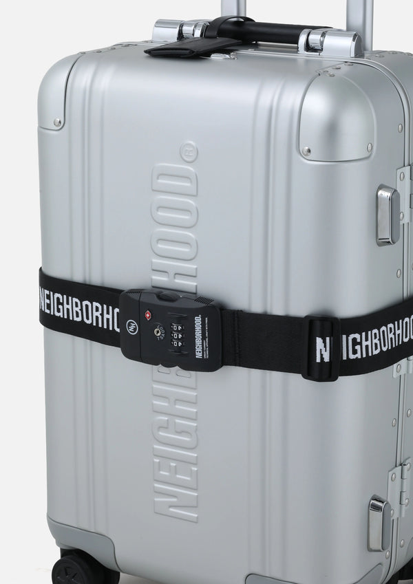 【NEIGHBORHOOD|ネイバーフッド】CI SUITCASE BELT/CIスーツケースベルト(BLACK)