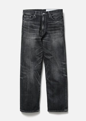 WASHED DENIM DP BASIC PANTS