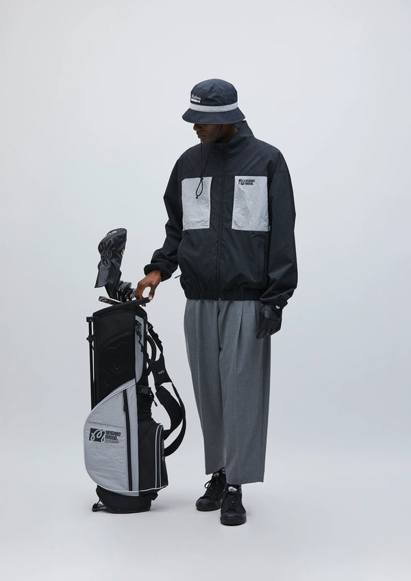 【NEIGHBORHOOD|ネイバーフッド】NH X MALBON GOLF . COURSE CAMO PATTERN JACKET/NH X マルボンゴルフ . コース カモ パターン ジャケット(BLACK)