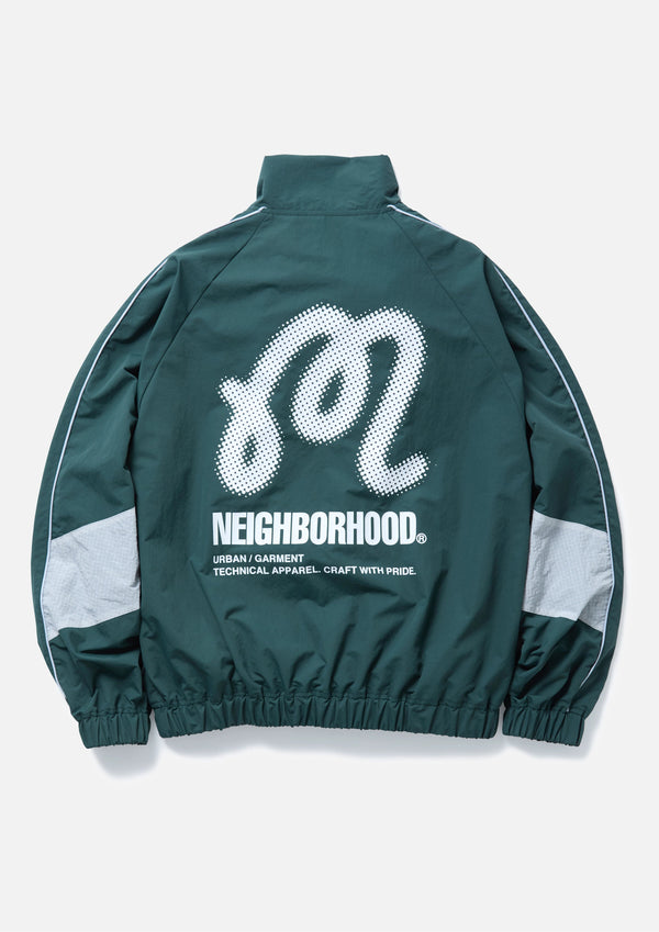 【NEIGHBORHOOD|ネイバーフッド】NH X MALBON GOLF . QUARTER ZIP JACKET /NH X マルボンゴルフ . クオータージップジャケット(GREEN)