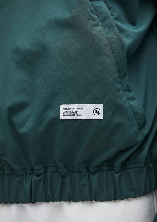 【NEIGHBORHOOD|ネイバーフッド】NH X MALBON GOLF . QUARTER ZIP JACKET /NH X マルボンゴルフ . クオータージップジャケット(GREEN)