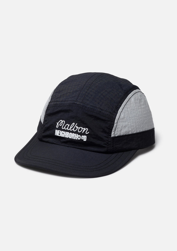 【NEIGHBORHOOD|ネイバーフッド】NH X MALBON GOLF . CAMPER HAT/NH X マルボンゴルフ . キャンパーハット(BLACK)