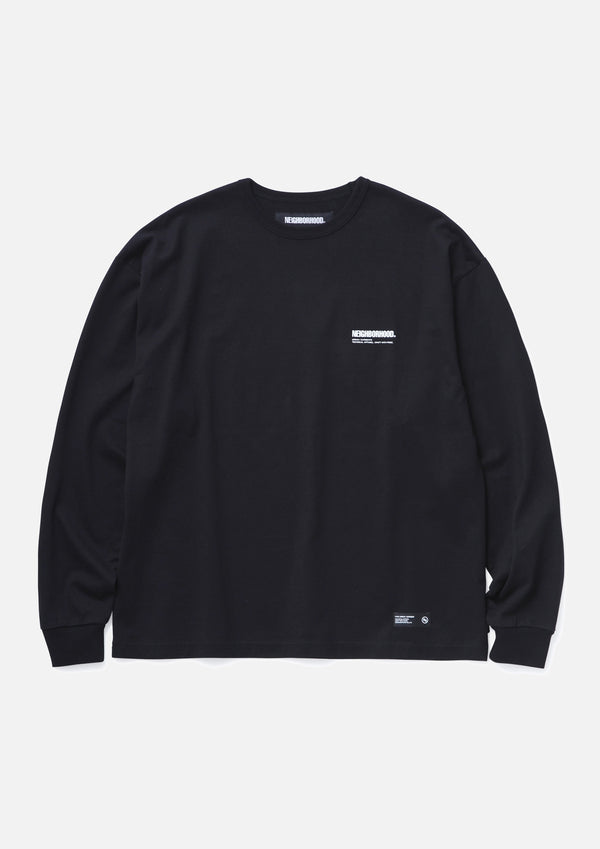 【NEIGHBORHOOD|ネイバーフッド】CLASSIC CREWNECK LS/クラシック クルーネック LS(CHARCOAL)