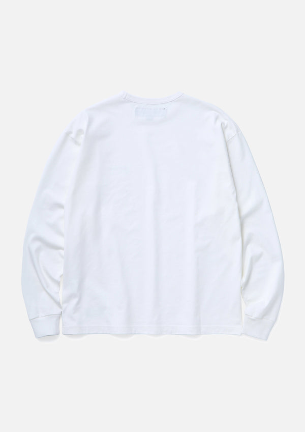 【NEIGHBORHOOD|ネイバーフッド】CLASSIC CREWNECK LS/クラシック クルーネック LS(WHITE)