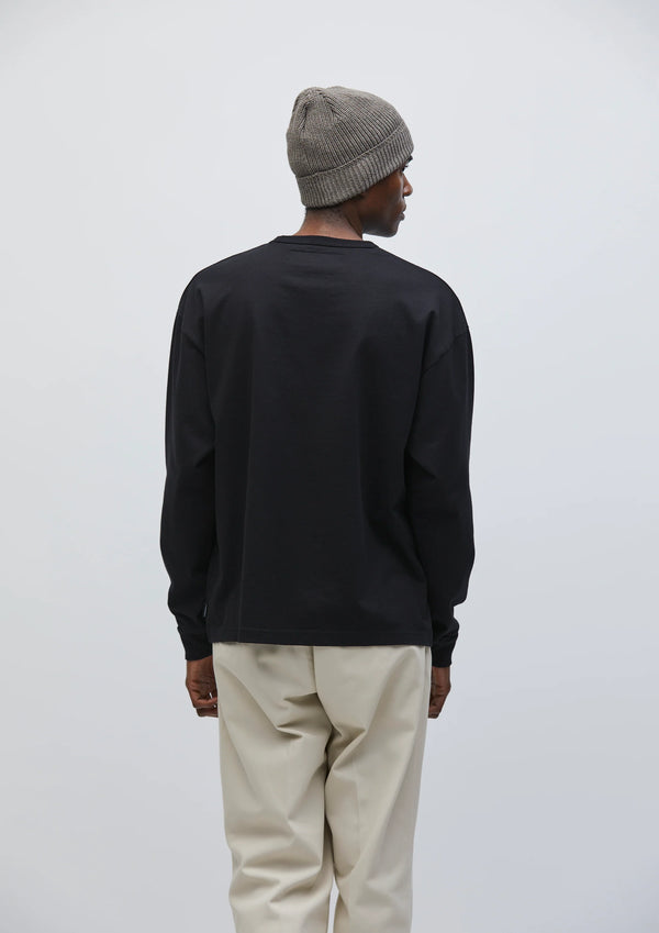 【NEIGHBORHOOD|ネイバーフッド】CLASSIC CREWNECK LS/クラシック クルーネック LS(BLACK)