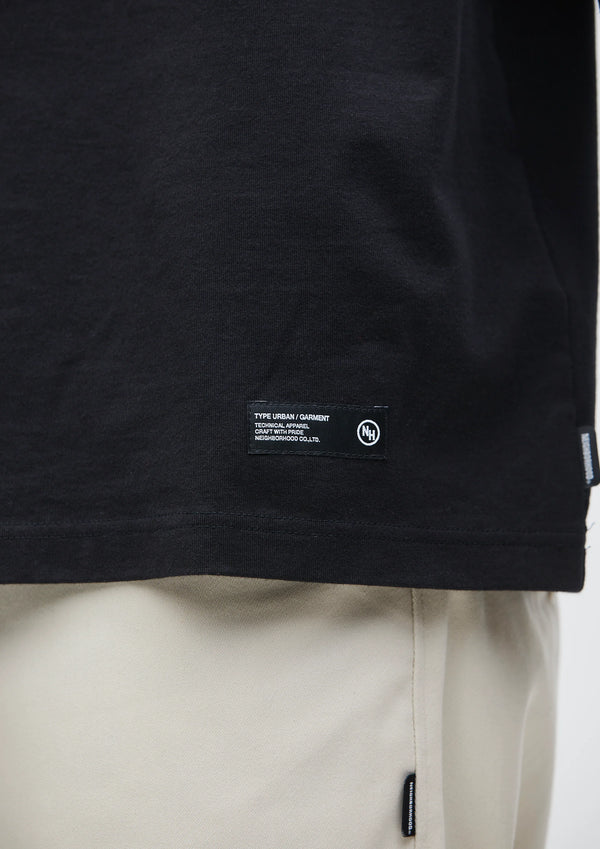 【NEIGHBORHOOD|ネイバーフッド】CLASSIC CREWNECK LS/クラシック クルーネック LS(BLACK)