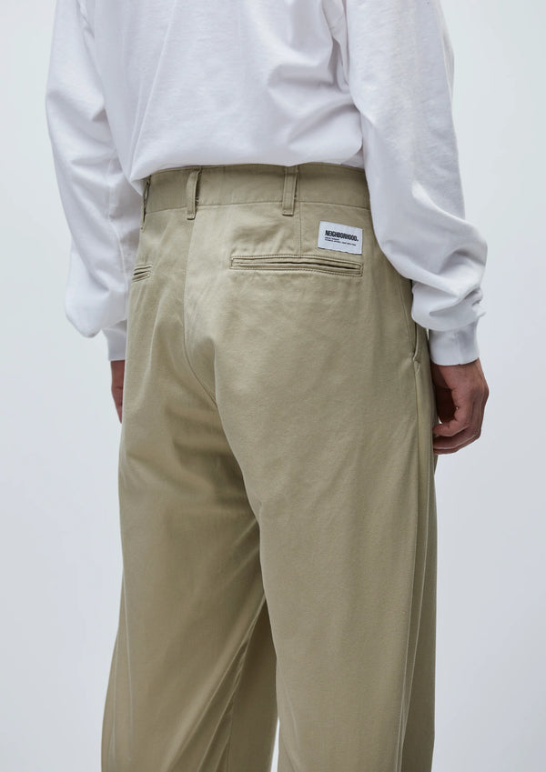 【NEIGHBORHOOD|ネイバーフッド】CLASSIC CHINO PANTS/クラッシックチノパンツ(BEIGE)