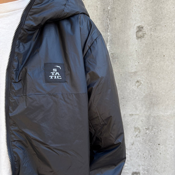 【STATIC|AFTERBURNER HYBRID HOODY/アフターバーナーハイブリッドフーディ(BLACK)