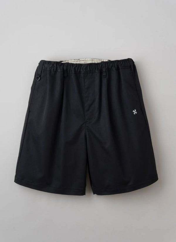 【BLUCO UNCROWD|ブルコ アンクラウド】 STRETCH EASY WORK SHORTS /ストレッチイージーワークショーツ(BLACK)