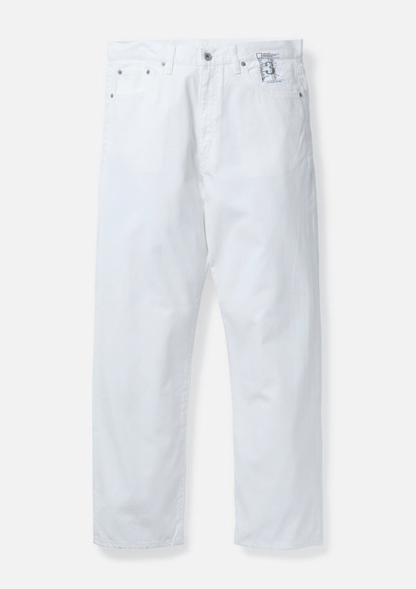 【NEIGHBORHOOD|ネイバーフッド】BW DP BASIC PANTS/BW DPベーシックパンツ(WHITE)