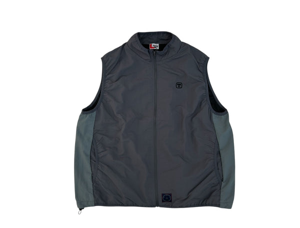 【M&M|エムアンドエム】NYLON LIGHT WEIGHT PACKABLE VEST/ナイロンライトウェイトパッカブルベスト(GRAY)