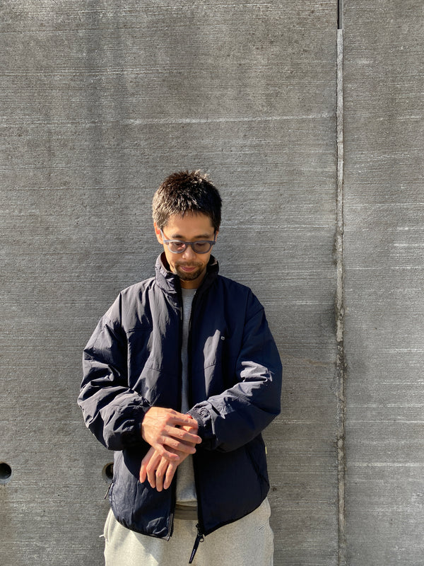 【FARAH|ファーラー】NYLON ZIP UP JACKET/ナイロンジップアップジャケット(BLACK)