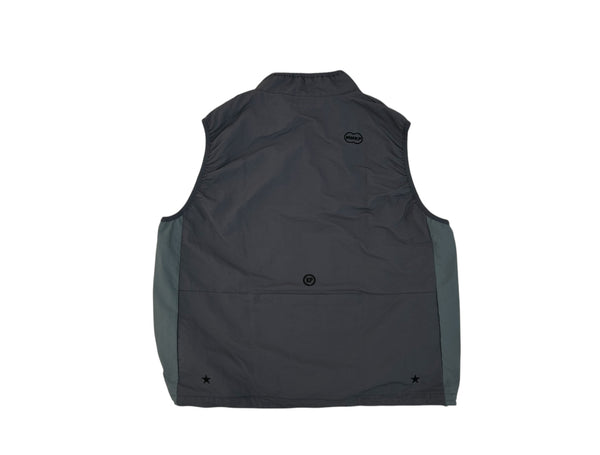 【M&M|エムアンドエム】NYLON LIGHT WEIGHT PACKABLE VEST/ナイロンライトウェイトパッカブルベスト(GRAY)