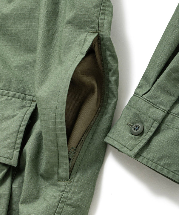 【BEDWIN |ベドウィン】L/S BIG JUNGLE SHIRT "KOVE"(OLIVE)