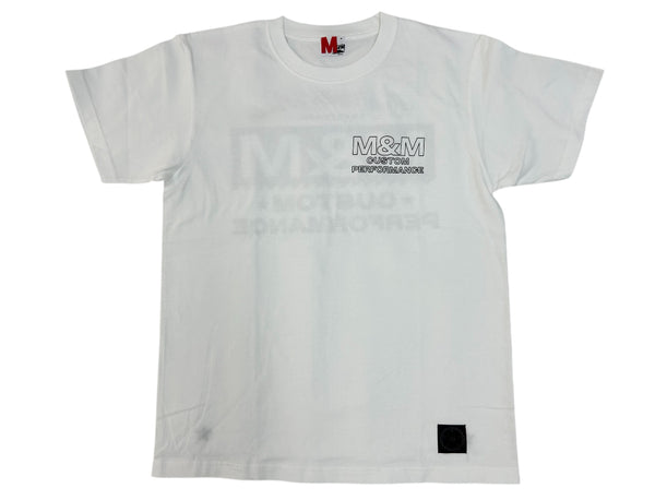 【M&M|エムアンドエム】CWP MT LOGO TEE(WHITE)