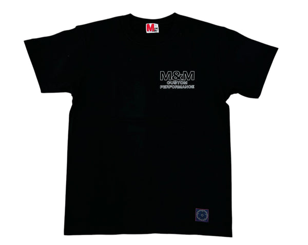 【M&M|エムアンドエム】CWP MT LOGO TEE(BLACK)