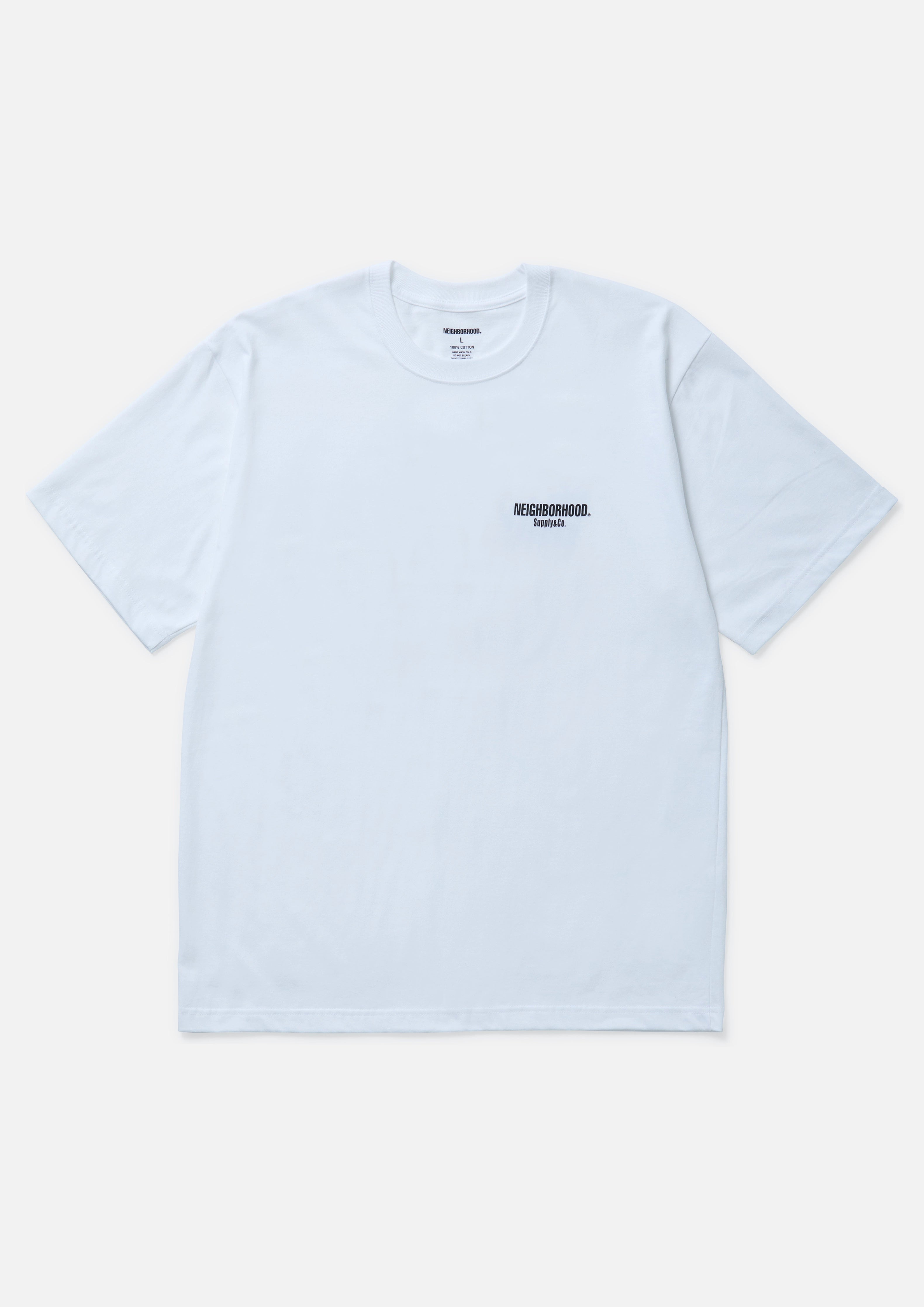 NEIGHBORHOOD|ネイバーフッド】NH . TEE SS-2 (WHITE×BLACK)公式