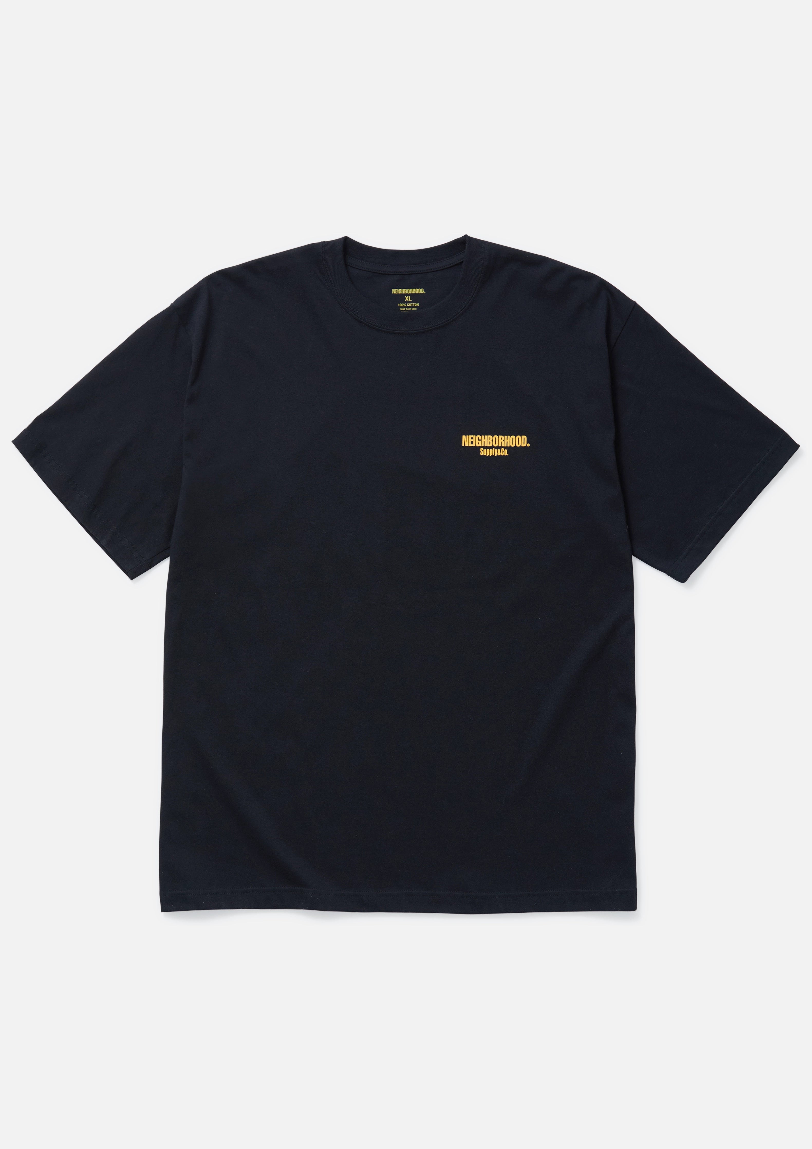 NEIGHBORHOOD|ネイバーフッド】NH . TEE SS-2 (BLACK×YELLOW