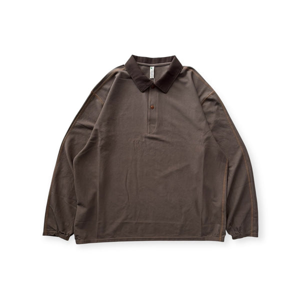 【NOROLL|ノーロール】DRY WASHI L/S POLO/ドライワシLSポロ(KUCHIBA)