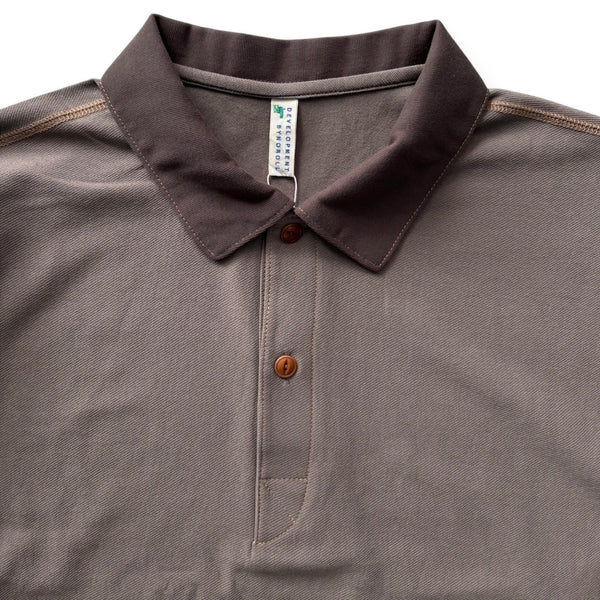 【NOROLL|ノーロール】DRY WASHI L/S POLO/ドライワシLSポロ(KUCHIBA)