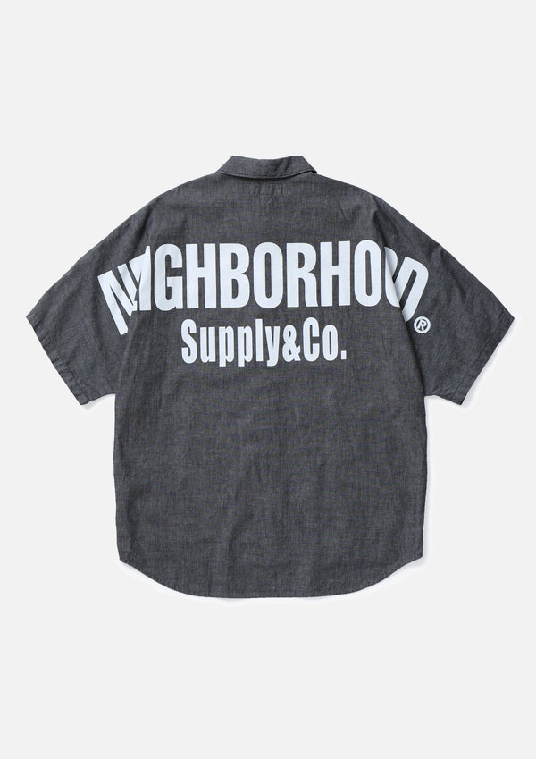 【NEIGHBORHOOD|ネイバーフッド】DOLMANSLEEVE SHIRT SS/ドルマンスリーブシャツSS(BLACK)