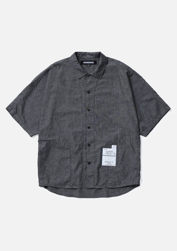 【NEIGHBORHOOD|ネイバーフッド】DOLMANSLEEVE SHIRT SS/ドルマンスリーブシャツSS(BLACK)