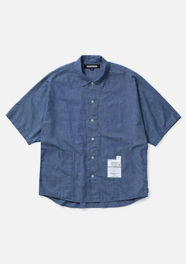 【NEIGHBORHOOD|ネイバーフッド】DOLMANSLEEVE SHIRT SS/ドルマンスリーブシャツSS(INDIGO)