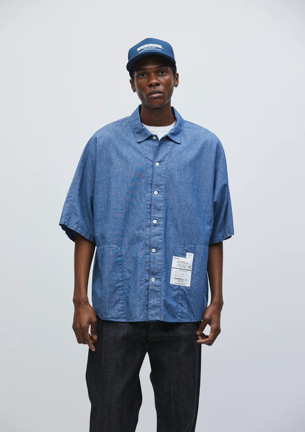 【NEIGHBORHOOD|ネイバーフッド】DOLMANSLEEVE SHIRT SS/ドルマンスリーブシャツSS(INDIGO)