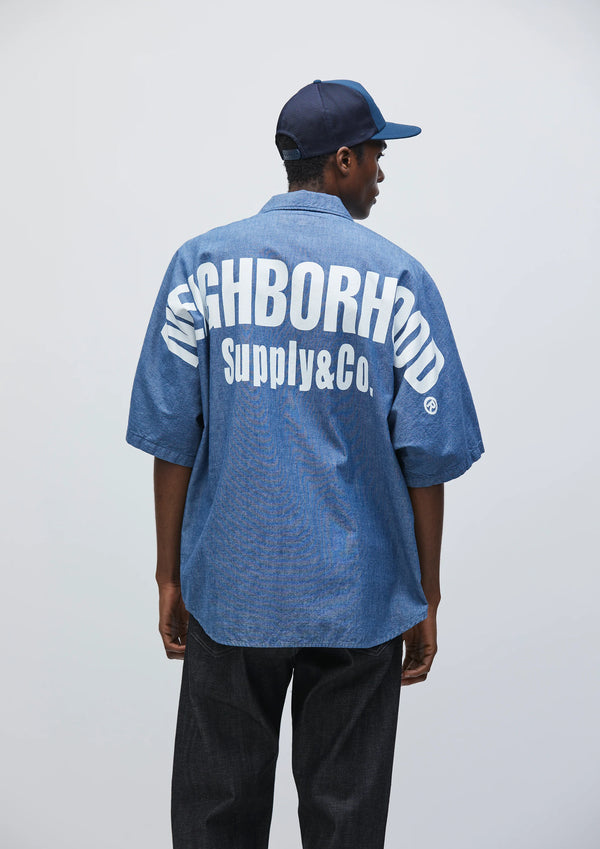 【NEIGHBORHOOD|ネイバーフッド】DOLMANSLEEVE SHIRT SS/ドルマンスリーブシャツSS(INDIGO)