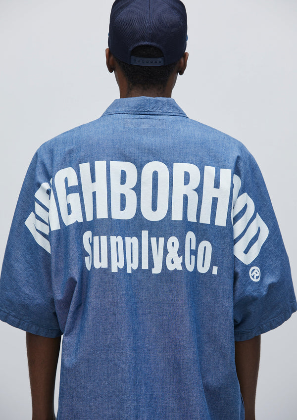 【NEIGHBORHOOD|ネイバーフッド】DOLMANSLEEVE SHIRT SS/ドルマンスリーブシャツSS(INDIGO)