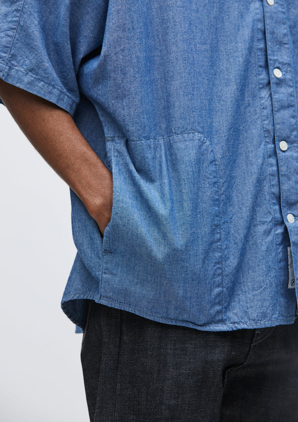 【NEIGHBORHOOD|ネイバーフッド】DOLMANSLEEVE SHIRT SS/ドルマンスリーブシャツSS(INDIGO)