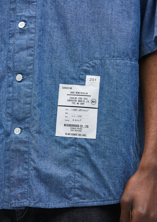【NEIGHBORHOOD|ネイバーフッド】DOLMANSLEEVE SHIRT SS/ドルマンスリーブシャツSS(INDIGO)
