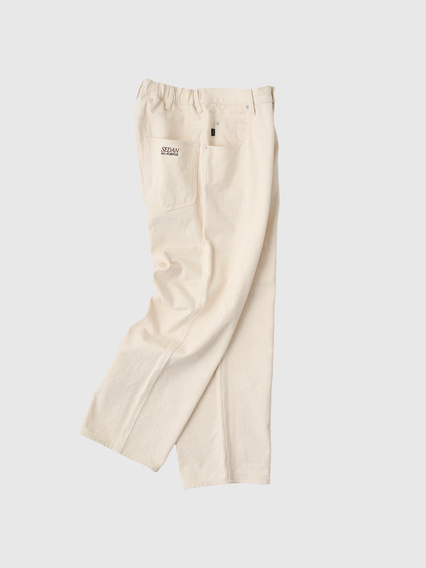 【SEDAN ALL-PURPOSE|セダンオールパーパス】CLASSIC FIT 5P PANTS/クラシックフィット5Pパンツ(IVORY)