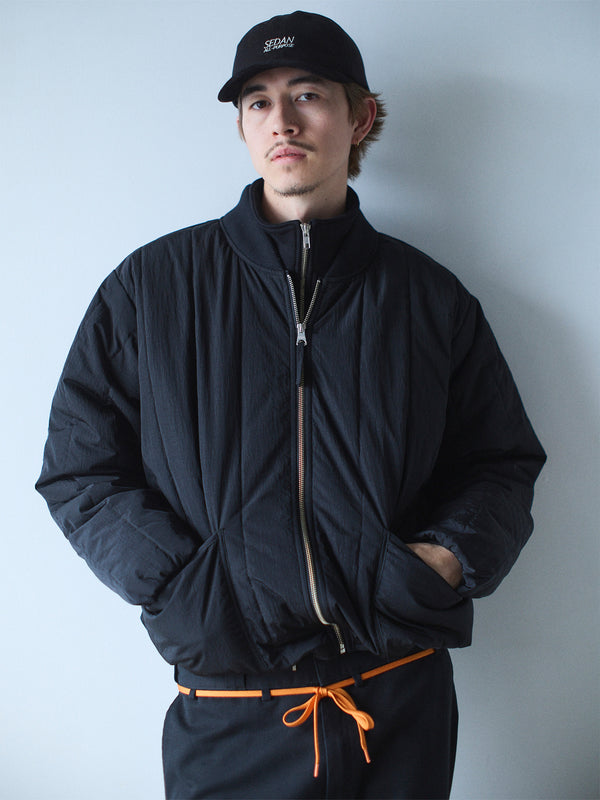 【SEDAN ALL-PURPOSE | セダンオールパーパス】DICKIES/QUILTED WORK JACKET/ディッキーズキルティングワークジャケット(OIL BLACK)