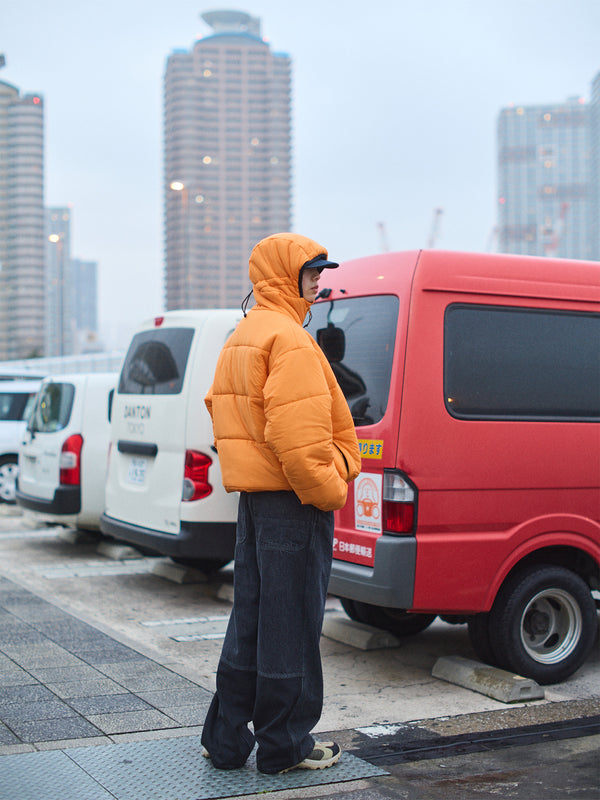 【SEDAN ALL-PURPOSE | セダンオールパーパス】POLAR PUFF PARKA/ポーラーパフパーカー(MANGO YELLOW)