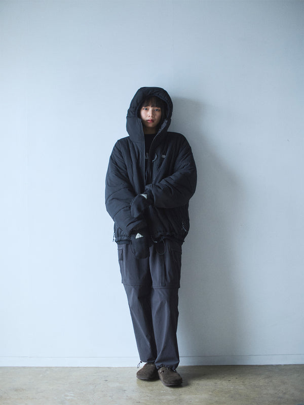 【SEDAN ALL-PURPOSE | セダンオールパーパス】POLAR PUFF PARKA/ポーラーパフパーカー(BLACK)