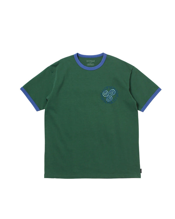JAN TRIM S/S TEE/ジャントリムSSTシャツ(GREEN/BLUE)