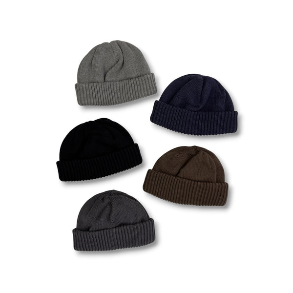 【CREPUSCULE|クレプスキュール】KNIT CAP 1/ニットキャップ(M.GRAY , D.GRAY , NAVY , BROWN , BALCK) 正規取扱店舗 公式オンライン通販 島根 松江 ビーニー 