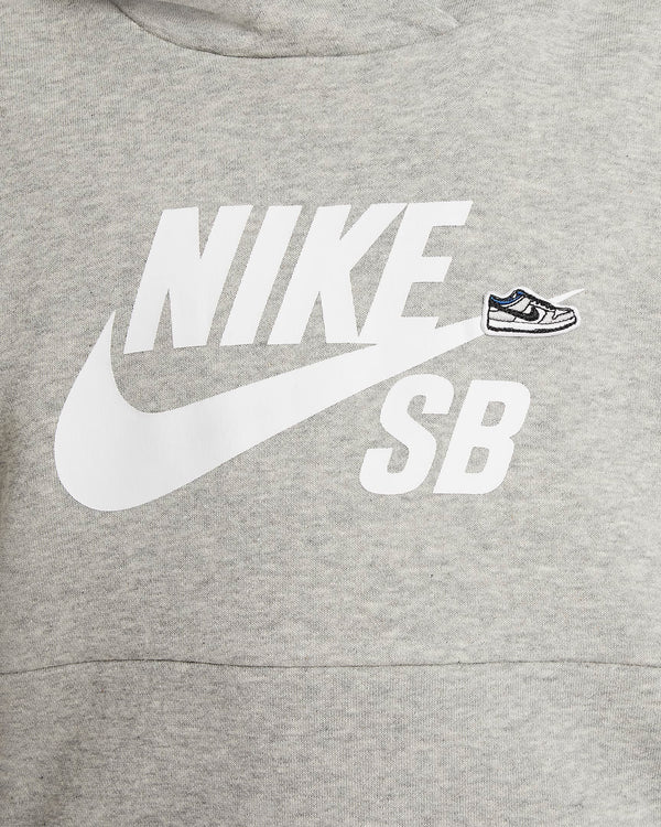 NIKESB ICON FLEECE/アイコンフリース(DARK GRAY/HEATHER/WHITE)