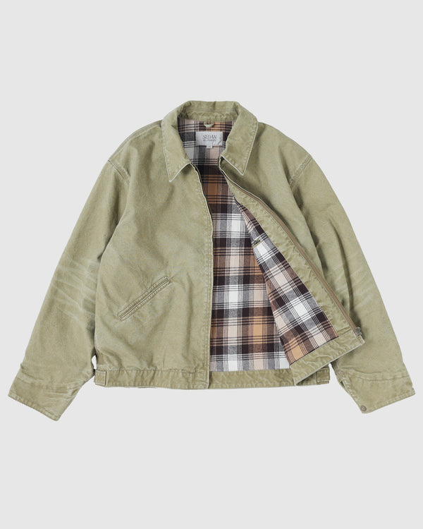 【SEDAN ALL-PURPOSE|セダンオールパーパス】VINTAGE WASHED COTTON DUCK JACKET/ヴィンテージウォッシュドコットンダックジャケット(KHAKI , CHARCOAL)