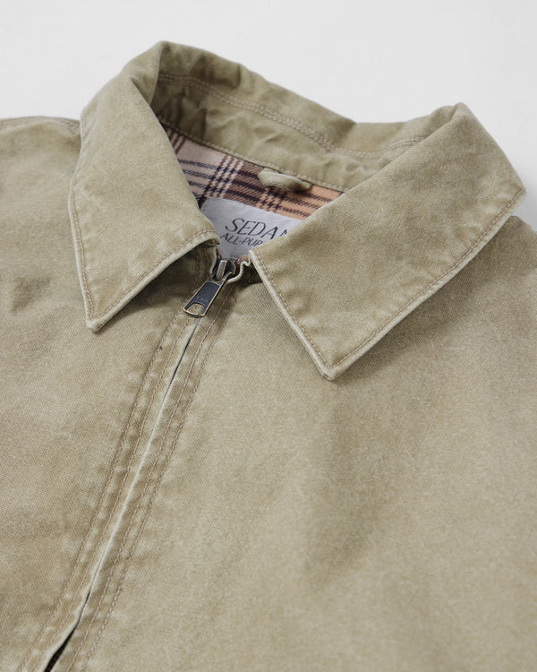 【SEDAN ALL-PURPOSE|セダンオールパーパス】VINTAGE WASHED COTTON DUCK JACKET/ヴィンテージウォッシュドコットンダックジャケット(KHAKI , CHARCOAL)