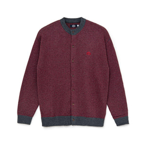【SOL soonerorlater|ソル スーナーオアレイター】KNITTED BORDER CARDIGAN(BURGUNDY&CHARCOAL , BLACK&IVORY) 正規取扱店舗 公式オンライン通販 島根 松江 ニットカーディガン ボーダーニット 26AW