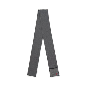 【SOL soonerorlater|ソル スーナーオアレイター】KNITTED BORDER SCARF(BLACK&IVORY , BURGUNDY&CHARCOAL) 正規取扱店舗 公式オンライン通販 島根 松江 26AW マフラー GuruGuruロゴ