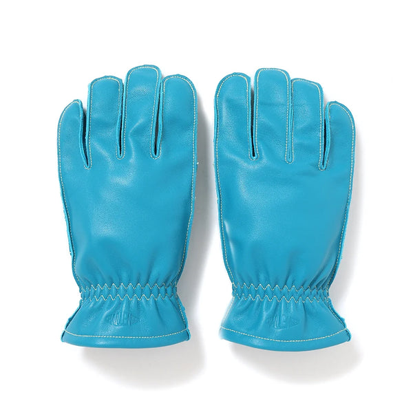 【CHALLENGER|チャレンジャー】LEATHER GLOVE/レザーグローブ(TURQUOISE)