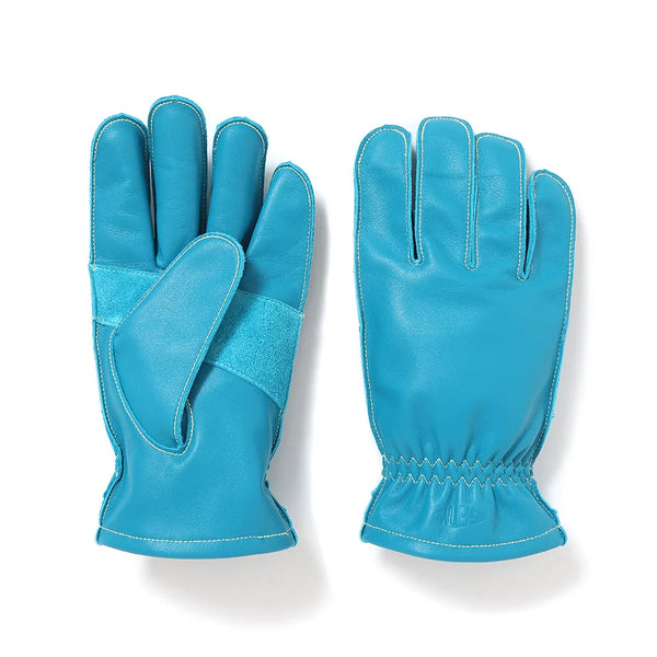 【CHALLENGER|チャレンジャー】LEATHER GLOVE/レザーグローブ(TURQUOISE)