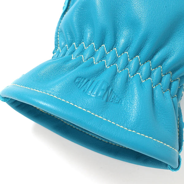 【CHALLENGER|チャレンジャー】LEATHER GLOVE/レザーグローブ(TURQUOISE)