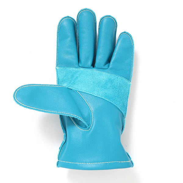 【CHALLENGER|チャレンジャー】LEATHER GLOVE/レザーグローブ(TURQUOISE)